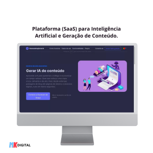 Plataforma de Inteligência Artificial e Geração de Conteúdo (SaaS)