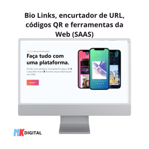 Bio Links, encurtador de URL, códigos QR e ferramentas da Web (SAAS)