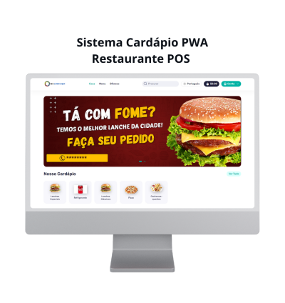 Sistema Cardápio Pwa Restaurante Pos