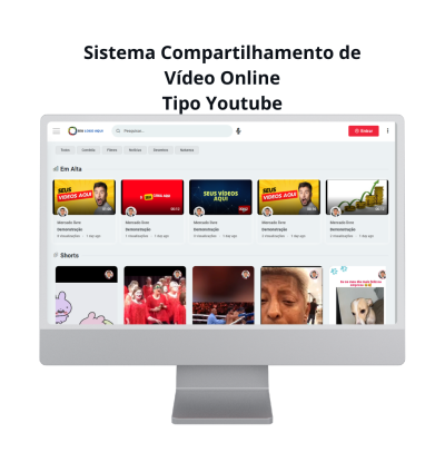 Sistema Compartilhamento De Vídeo Online Tipo Youtube