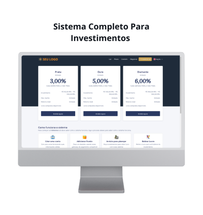 Sistema Completo Para Investimentos
