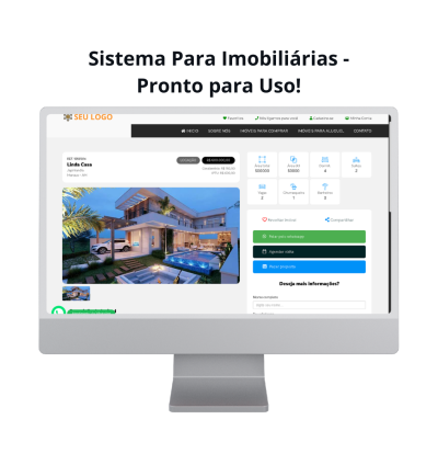 Sistema Para Imobiliárias - Pronto Para Uso!