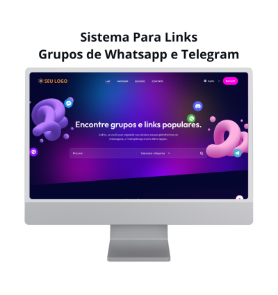 Sistema Para Links Grupos De Whatsapp E Telegram