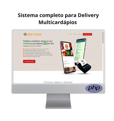Sistema Completo Para Delivery Multicardápios